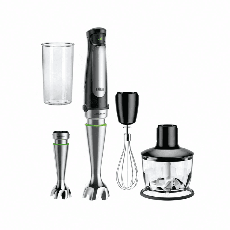 Braun MultiQuick 7, Staafmixer, MQ7035X, Zwart/RVS