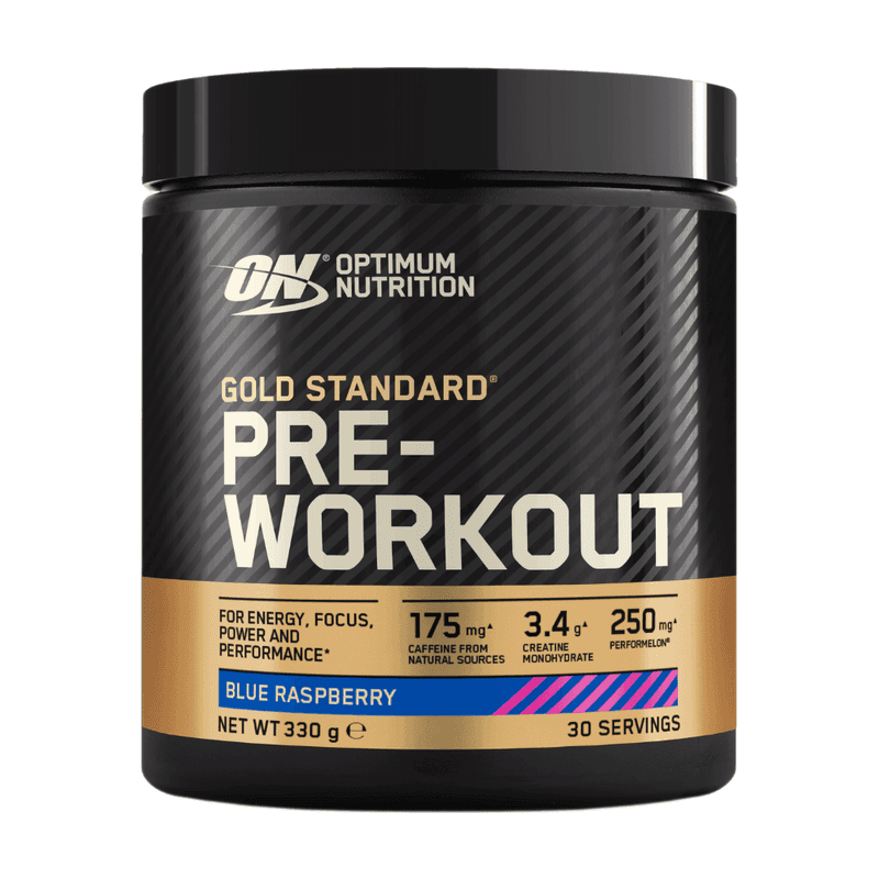 Optimum Nutrition Gold Standard Pre-Workout Blue Raspberry 330 g (30 porties)