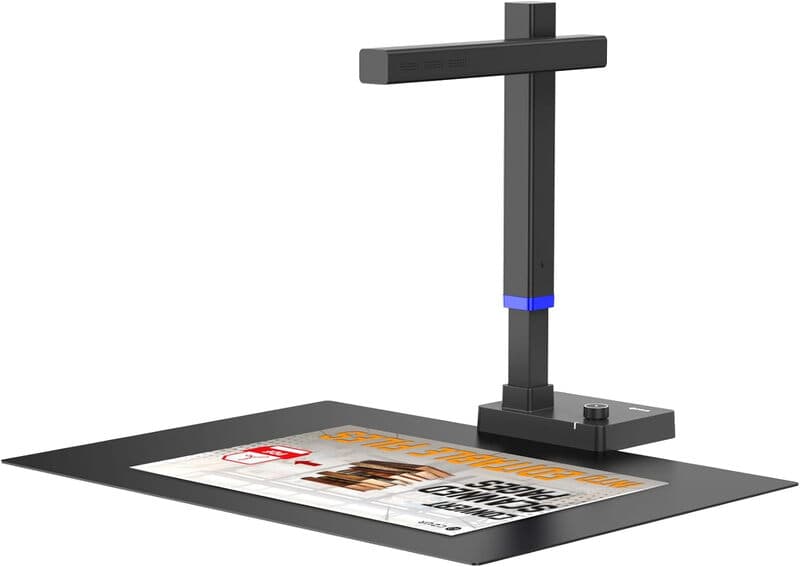 CZUR Shine 800 A3 Pro documentcamera, draagbare documentscanner met max. formaat A3 (platte vellen), snel OCR-scanner voor de klaslokaal, compatibel met Windows en macOS, Nieuwjaarssale, Top cadeauopties