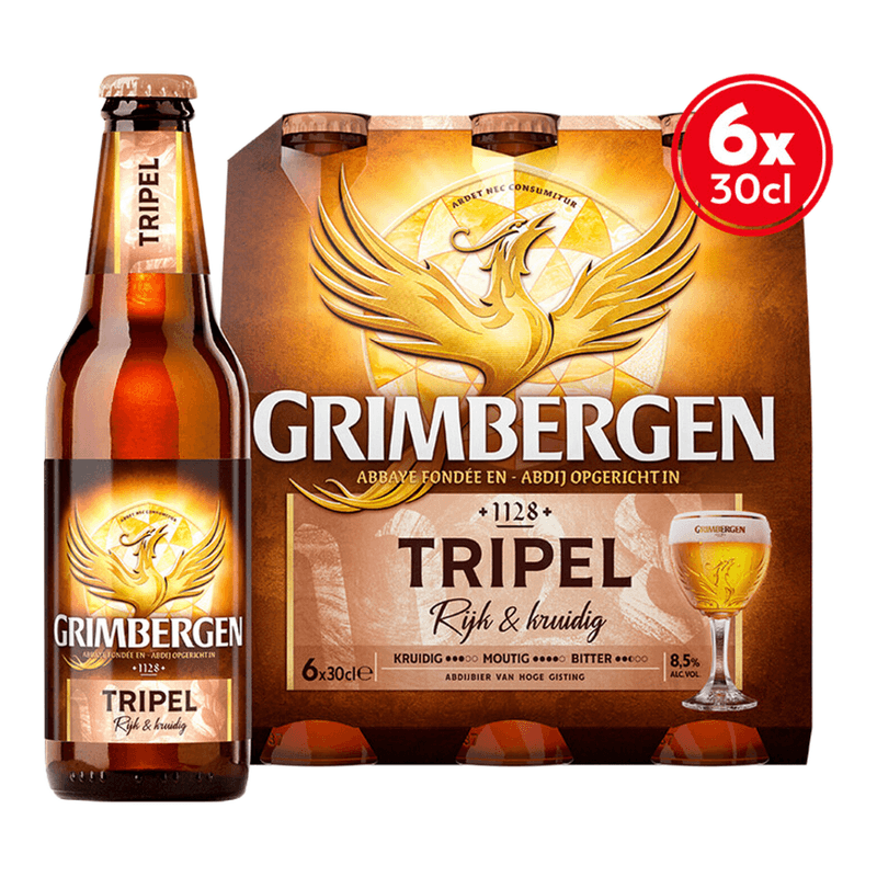 Grimbergen Tripel Bier - 6 x 300 ml