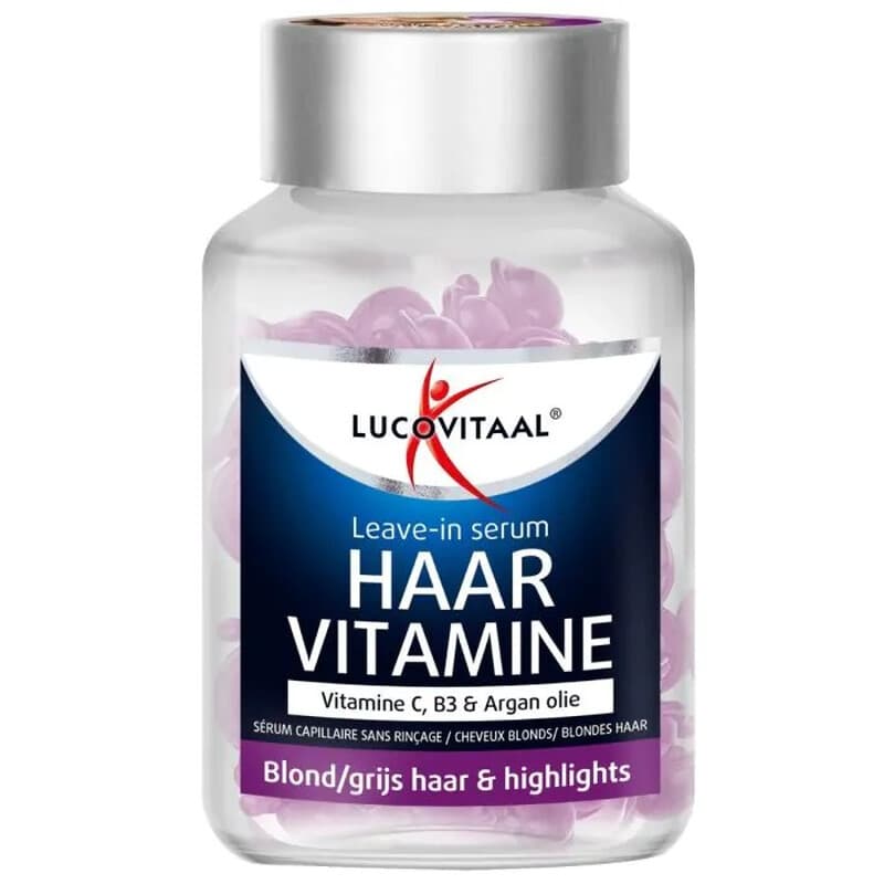 Lucovitaal Haar vitamine blond/grijs haar & highlights 25 Capsules