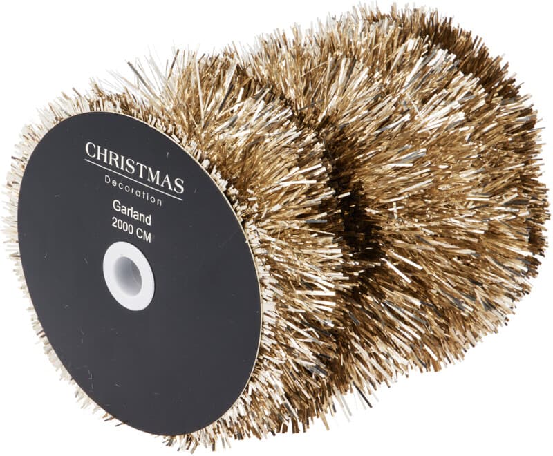 Koopman Tinsel Guirlande - Champagne, 20 m