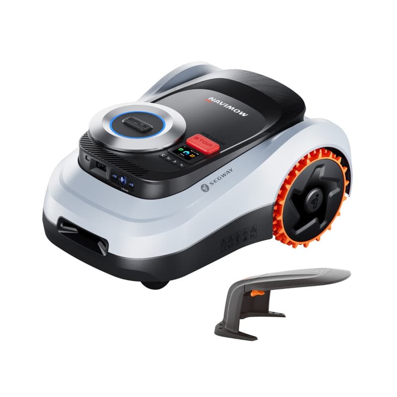 Segway NAVIMOW i215 LiDAR robotmaaier zonder begrenzingsdraad voor 1500 m², Off-road banden voor hellingen tot 45 %, LiDAR + vision dubbel systeem, Automatische mapping met één tip, Zonder draden of antenne (Garage samen verzonden)