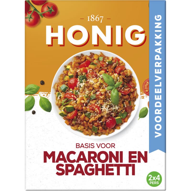 Honig Basis Macaroni Spaghetti. 41g