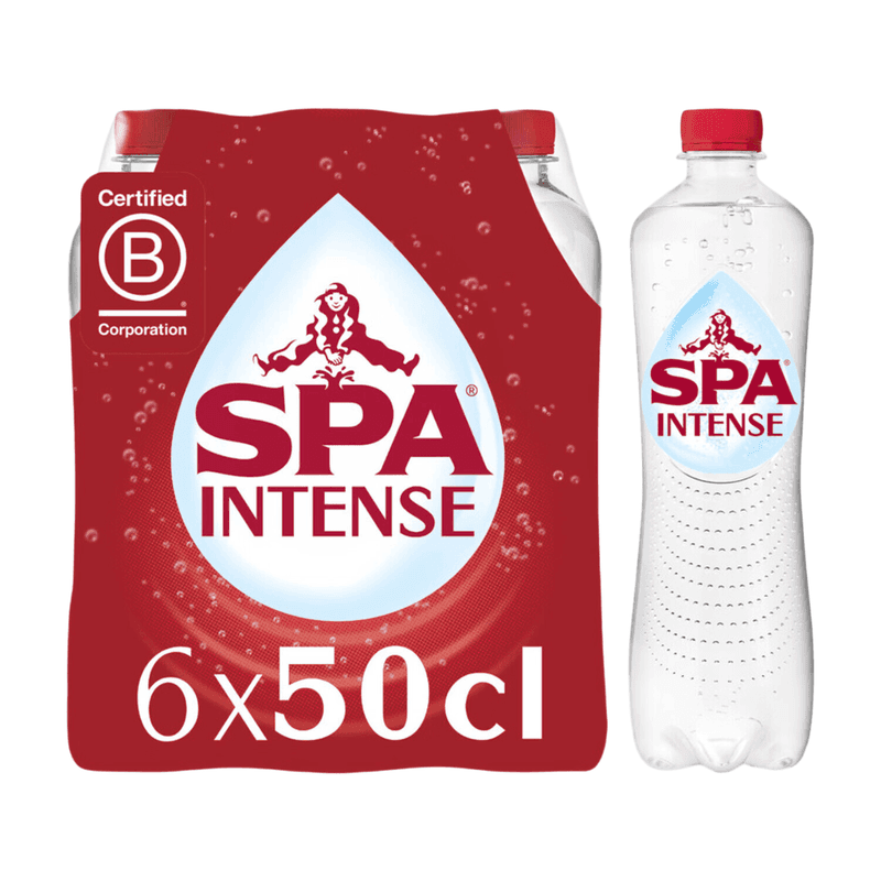 Spa Intense Sparkling Mineral Water - 6 x 500 ml