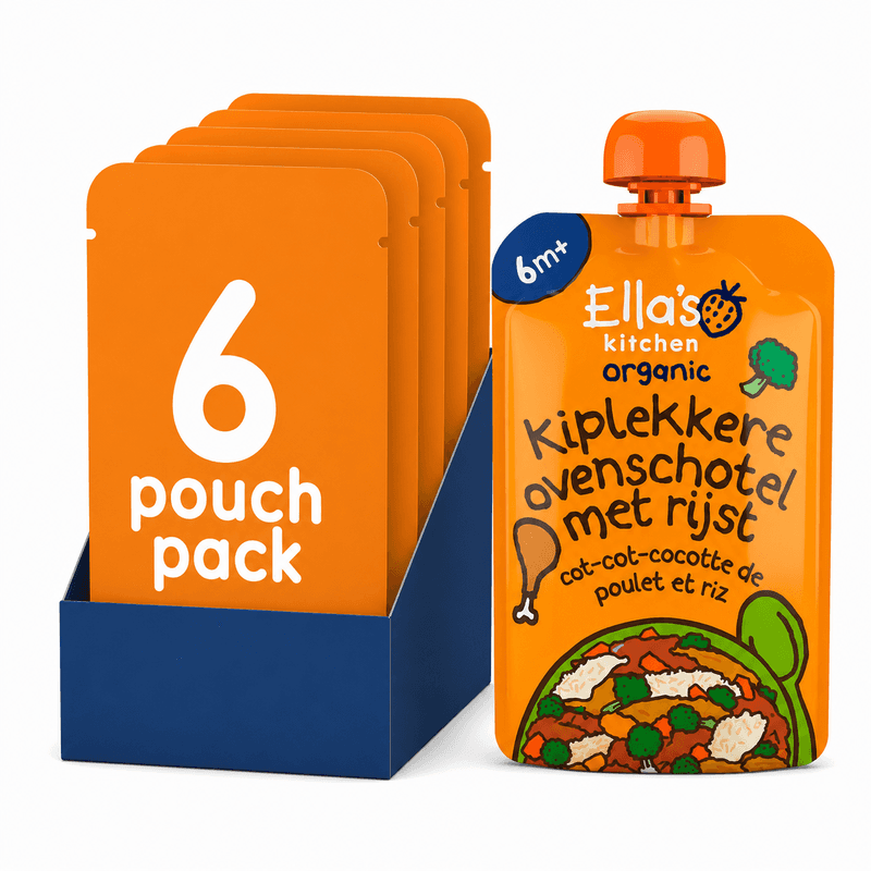 Ella's Kitchen BIO Kip Heerlijke Ovenschotel 6M+ 130 g x 6