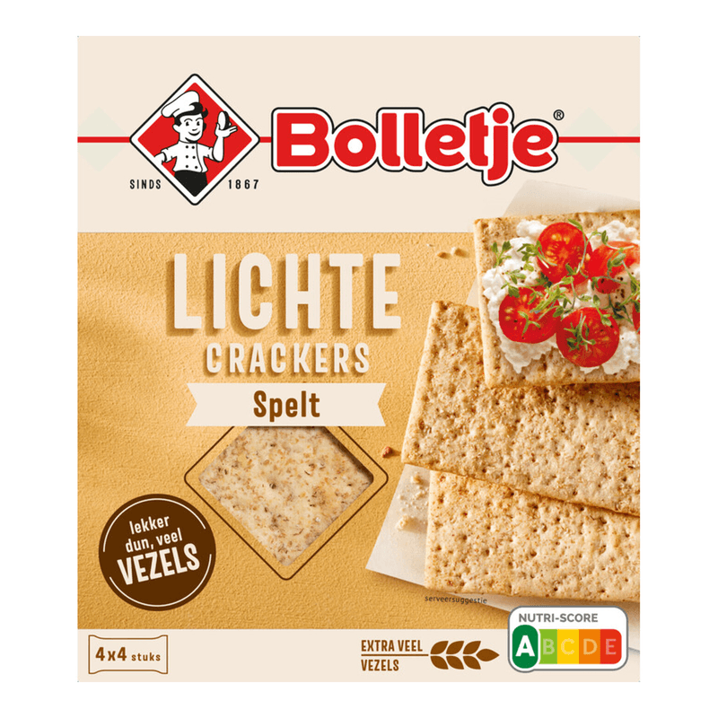 Bolletje Light Spelt Crackers - 190 g