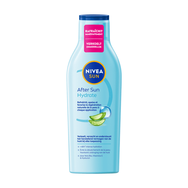 NIVEA SUN Hydraterende & Kalmerende Aftersun Lotion - Met Hyaluronzuur en Aloë Vera - 200 ml
