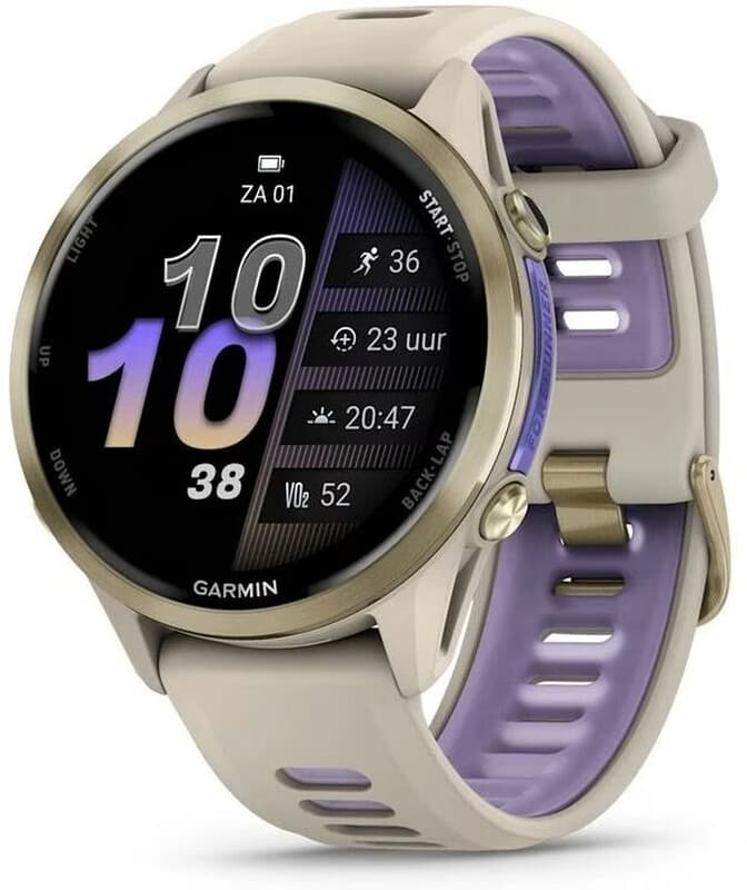 GARMIN Forerunner 970 - 47 mm - frans grijs/transl. indigo
