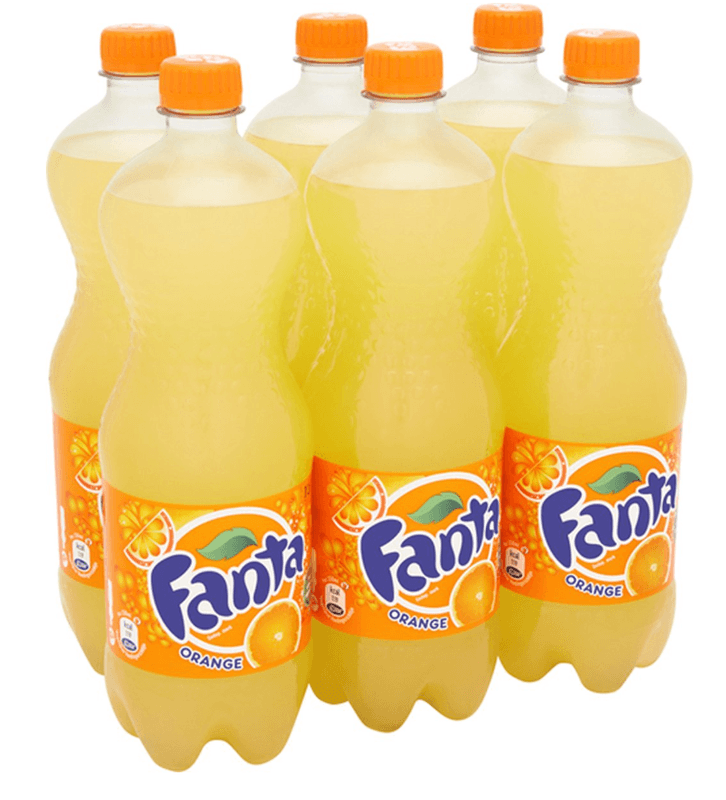 Fanta Orange Frisdrank - 6 x 1 L