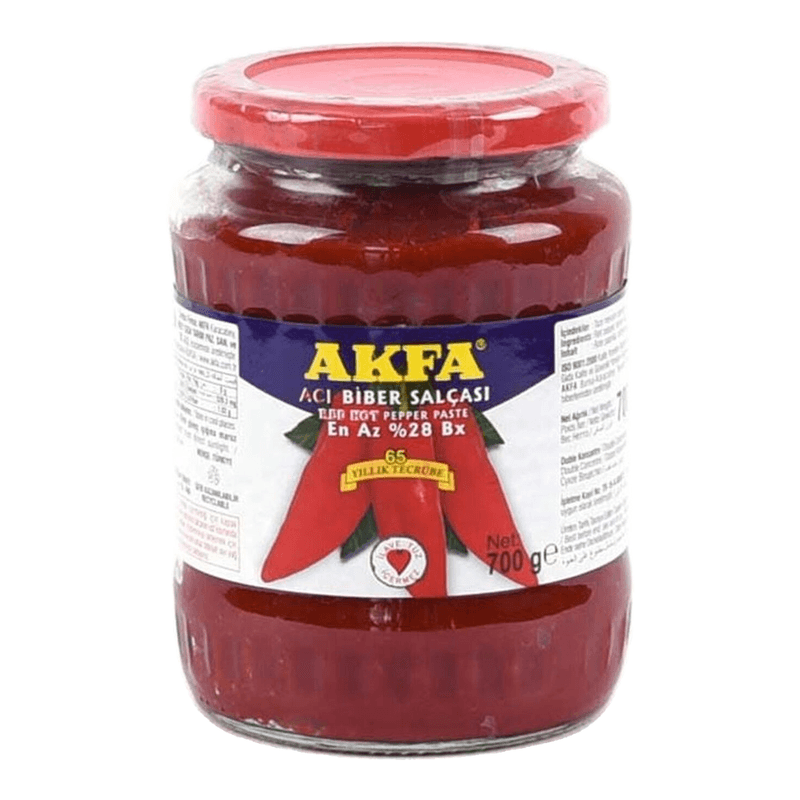 Akfa Aci Biber Salcasi (pittige chilipepersaus) 700 g (glas)