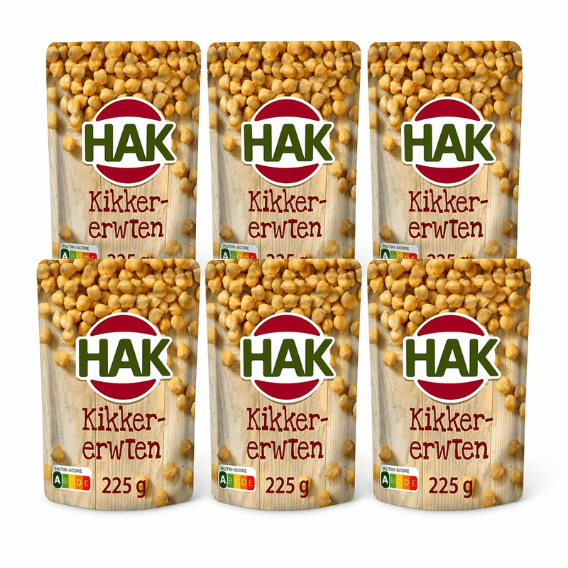HAK Kikkererwten - 6 x 225 g