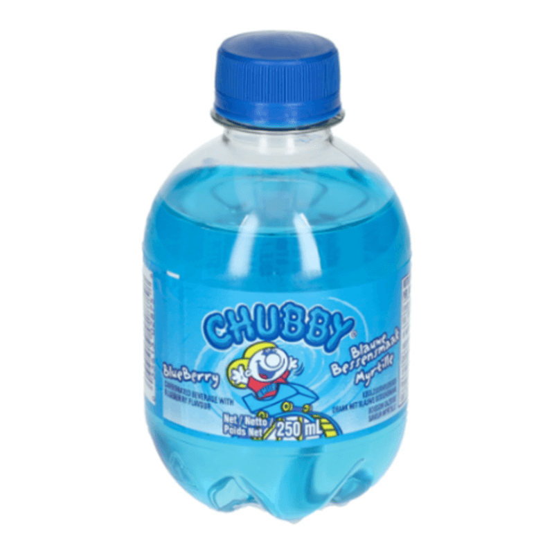 Chubby Chubby Blauwe Bes Smaak (PET) 250 ml