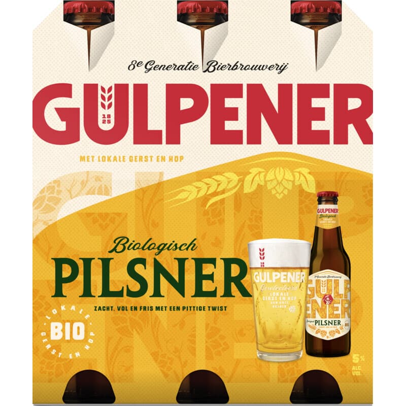 Gulpener Organic Pilsner - 6 x 300 ml