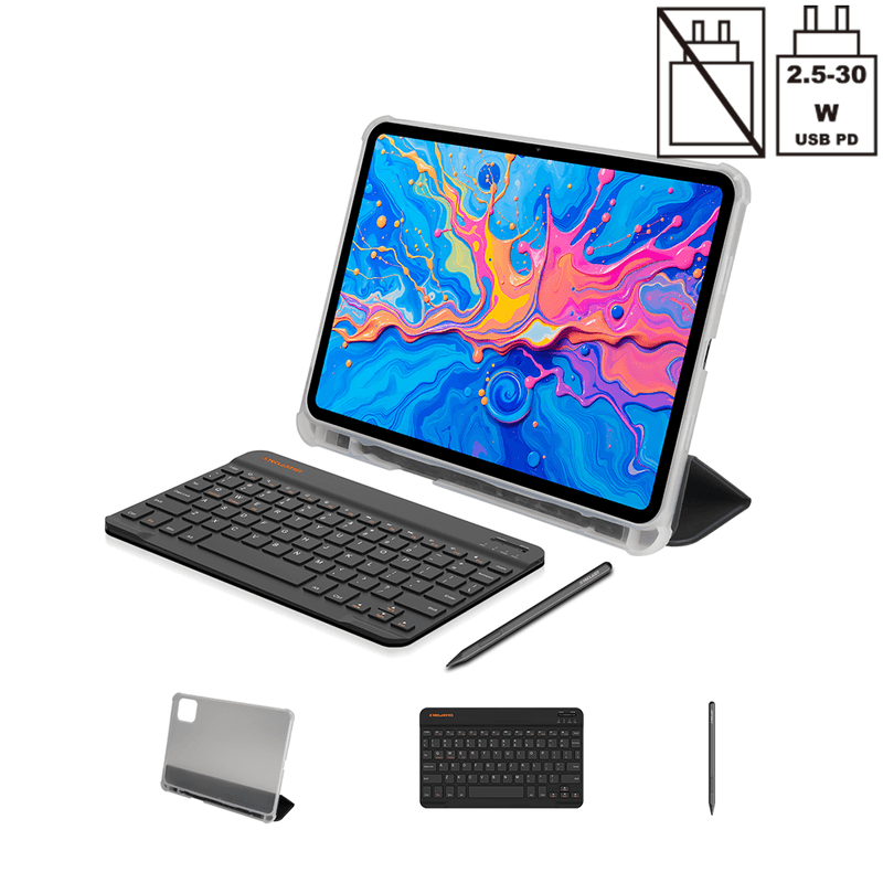 Teclast ArtPad Pro tablet — 12,7 inch, 20 GB (8 GB + 12 GB virtueel) RAM + 256 GB opslag, inclusief stylus, beschermhoes voor tablet en Engels bluetooth-toetsenbord