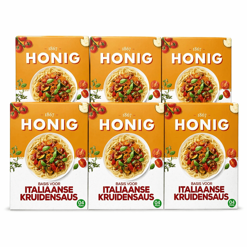 Honig Italiaanse Kruidensaus - 6 x 68 g
