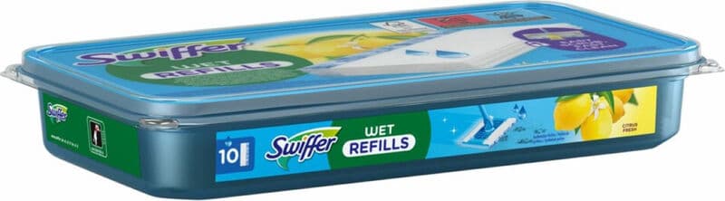 Swiffer Vochtige Vloerdoekjes Citrus Fresh - 12 x 10 stuks - Voordeelverpakking