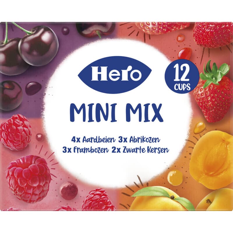 Hero Fruit Spread Mini Mix - 240 g