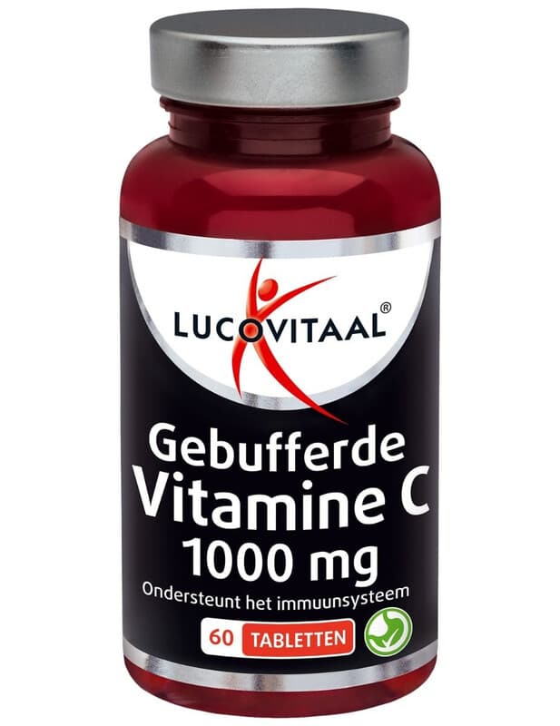 Lucovitaal Gebufferde Vitamine C 1000 mg Ter Ondersteuning van het Immuunsysteem 60 tabletten