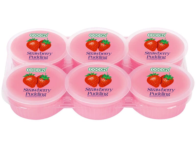 Aardbeienpudding met nata de coco 480 g