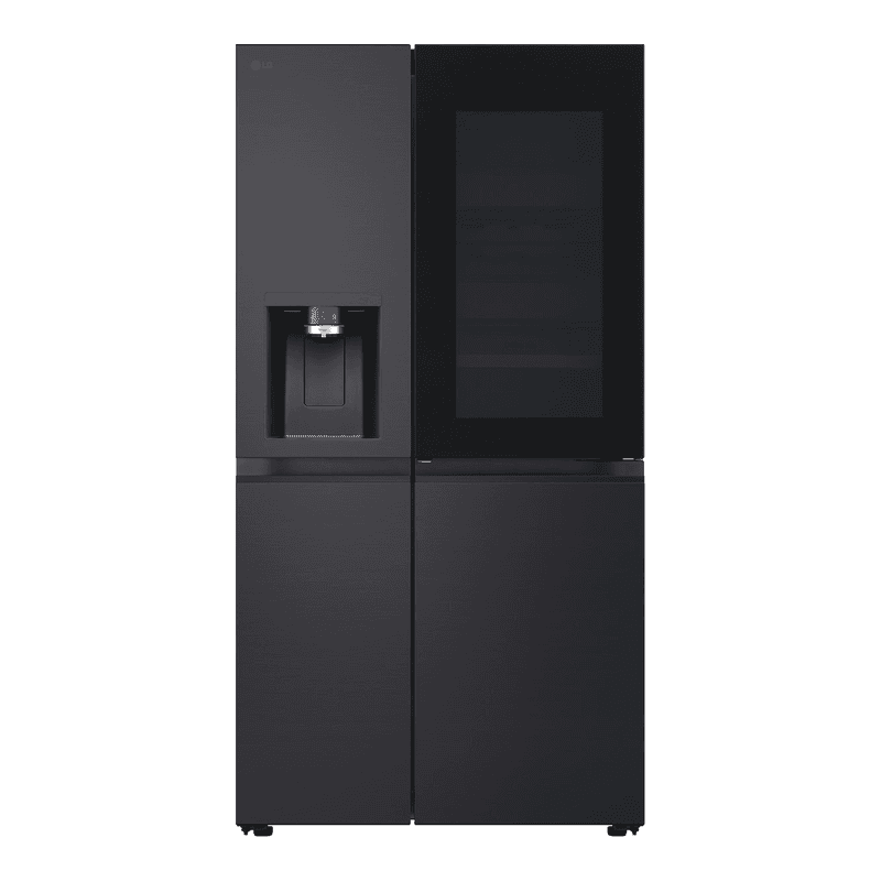 LG GSXE91EVAD 628 L Amerikaanse koelkast zwart | InstaView | DoorCooling+ | UVNano
