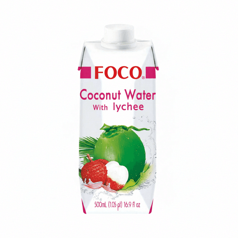 FOCO Kokoswater met Lychee 500 ml