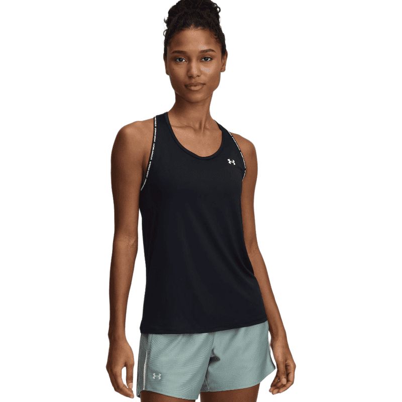 Under Armour Tech Knockout Tank Dames Sporttop - Zwart