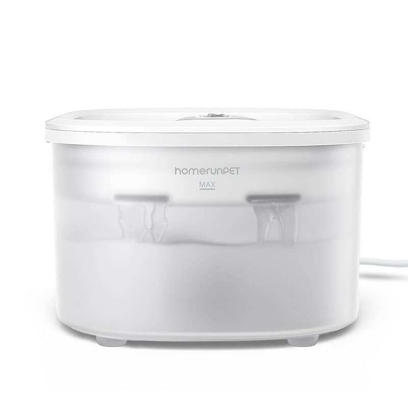 Homerunpet draadloze waterpomp hondenvoerbak met morsvast ontwerp, WF25, drievoudige filtratie, 2,5 L capaciteit, geluid <20 dB, droogkookbeveiliging, antislipvoet, 60 ml reservebak