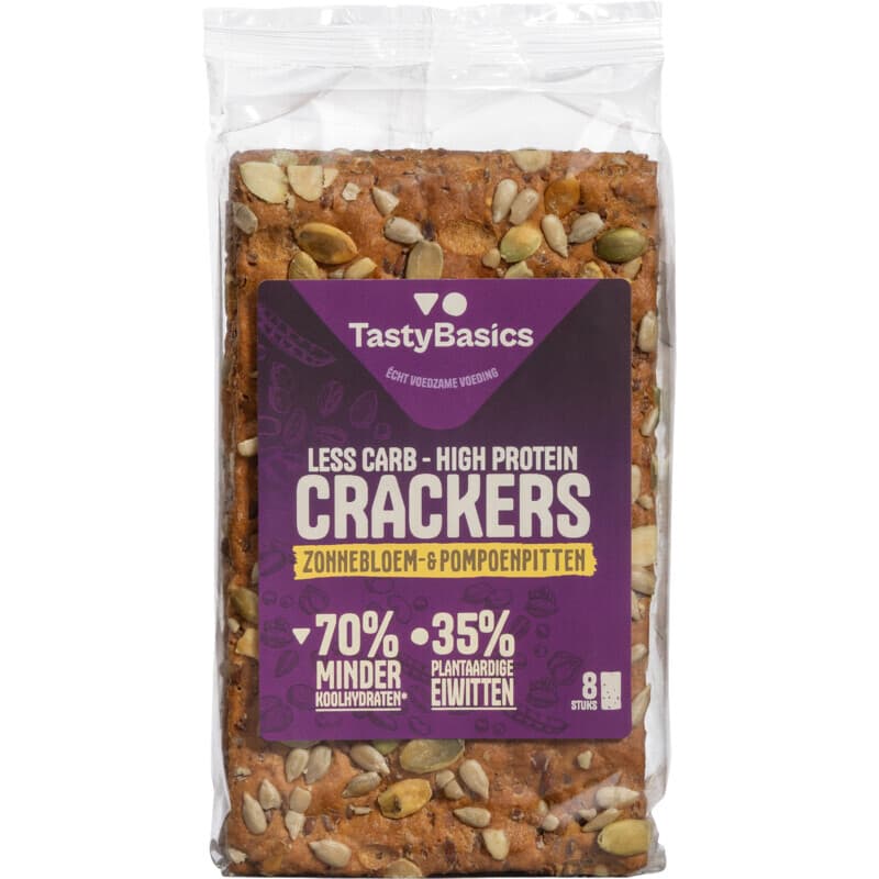 TastyBasics Crackers Sunflower Seeds 8 pieces