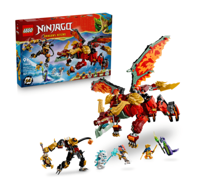 LEGO Ninjago Wyldfyre's Transformerende Drakenmecha 71868