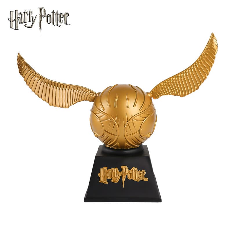 1 stuk Harry Potter Gouden Snaai Spaarpot Officieel Gelicentieerd 3D PVC Waterdicht Breukvast Beeldje Muntenbak Spaarpot Woondecoratie Verzamelobject Beweegbare Afneembare Vleugels Bureaudecor Spaarpot Cadeau
