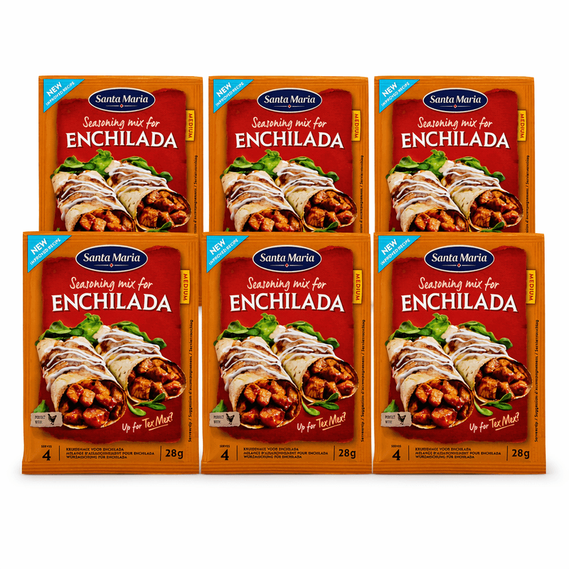 Santa Maria Enchilada Kruidenmix - 6 x 28 g