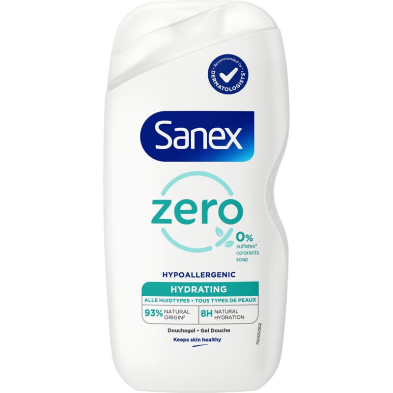 Sanex douchegel - zero % normale huid 400 ml