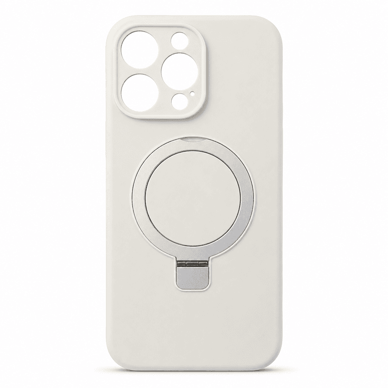 VoxorAI Wit Geschikt Voor 16ProMax Telefoonhoesje Nieuw MagSafe Magnetisch Standaard Telefoonhoesje