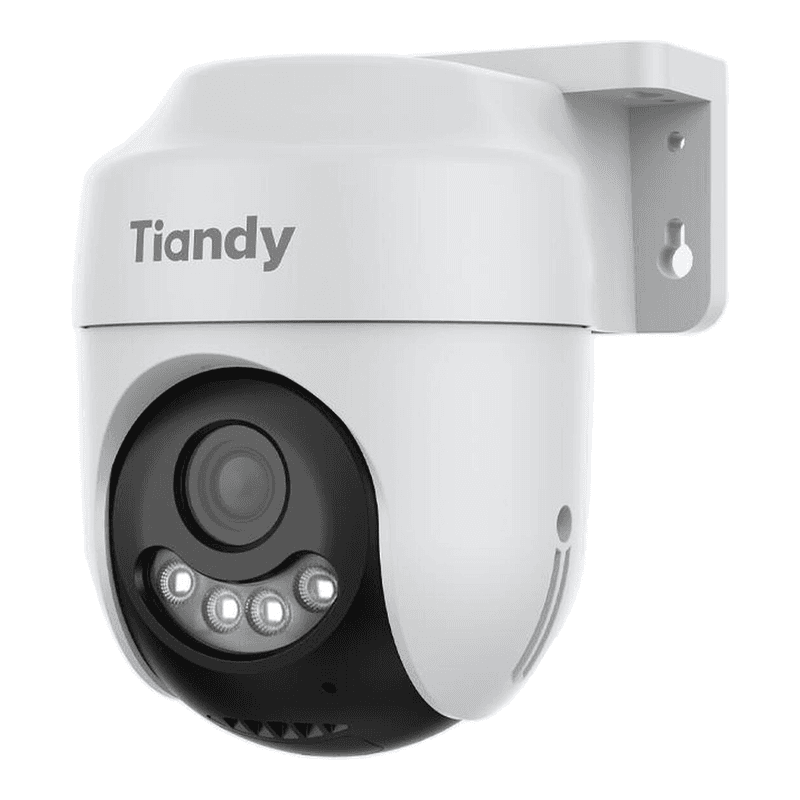 Tiandy NVR beveiligingscamera H653K, 360° draai- en kantelbaar, geen blinde zones, 2,4 GHz-wifi, detectie van personen en voertuigen,SD-kaartopslag, tweeweg-audio