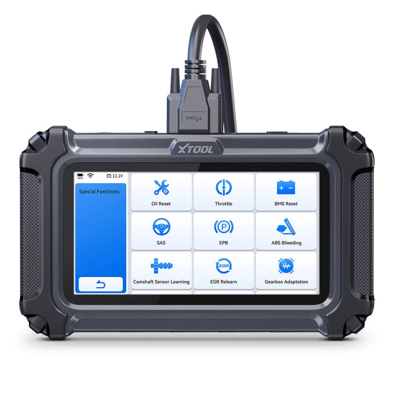 XTOOL D6S OBD2-scanner/diagnosetool, autocanner voor 2026 met 30 systeemherstelacties, scan- en diagnosegereedschap voor alle systemen met FCA & CAN FD, ABS-bleed, versnellingskoppeling, herleer van krankshaftsensor, levenslange updates, geüpgradede versi