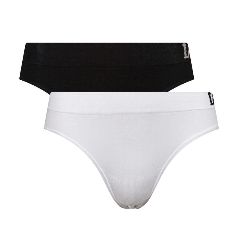 LEE naadloze herenslip Alice zwart/wit maat S