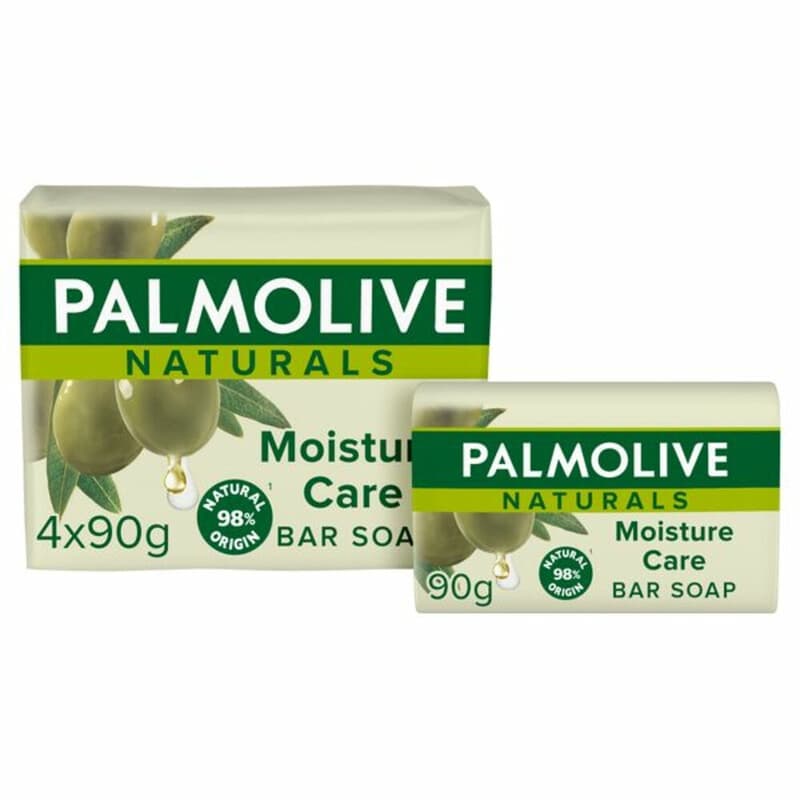 Palmolive Naturals Hydraterend met olijfolie zeepblokken - 4 stuks x 90 g