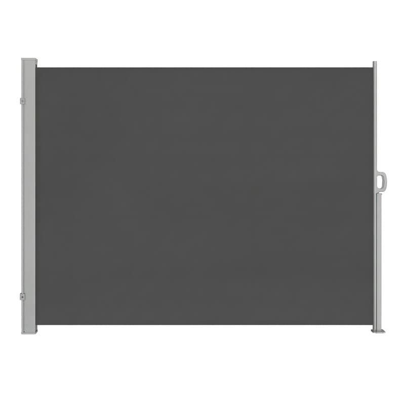 Ochama Uittrekbaar Zijscherm, 200 x 350 cm Privacy Scherm, Grijs