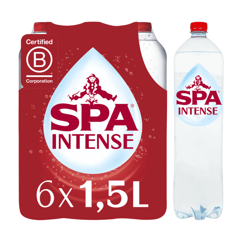 Spa intens mineraal bruiswater - 6 x 1,5 l
