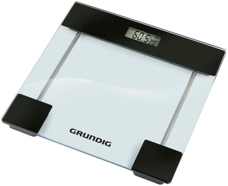 Grundig Personenweegschaal 28x28x2,3cm max180kg kg/lb incl.2xAAA