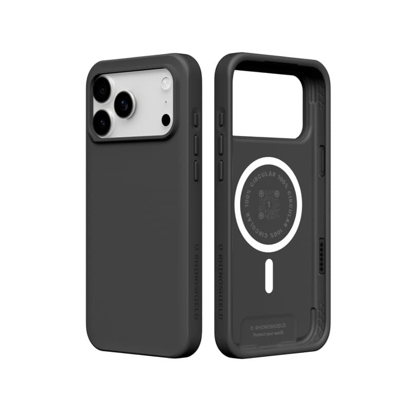 Rhinoshield, MagSafe Hoesje Geschikt voor Apple iPhone 17 Pro Max SolidX Model Matte Afwerking Valbescherming 3.5m, Zwart