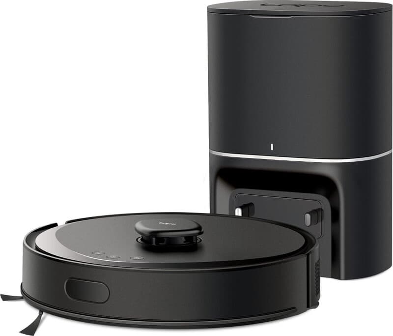tapo RV30 Max Plus robotstofzuiger met dweilfunctie - automatische leegstation - 5300 Pa - LiDAR + IMU