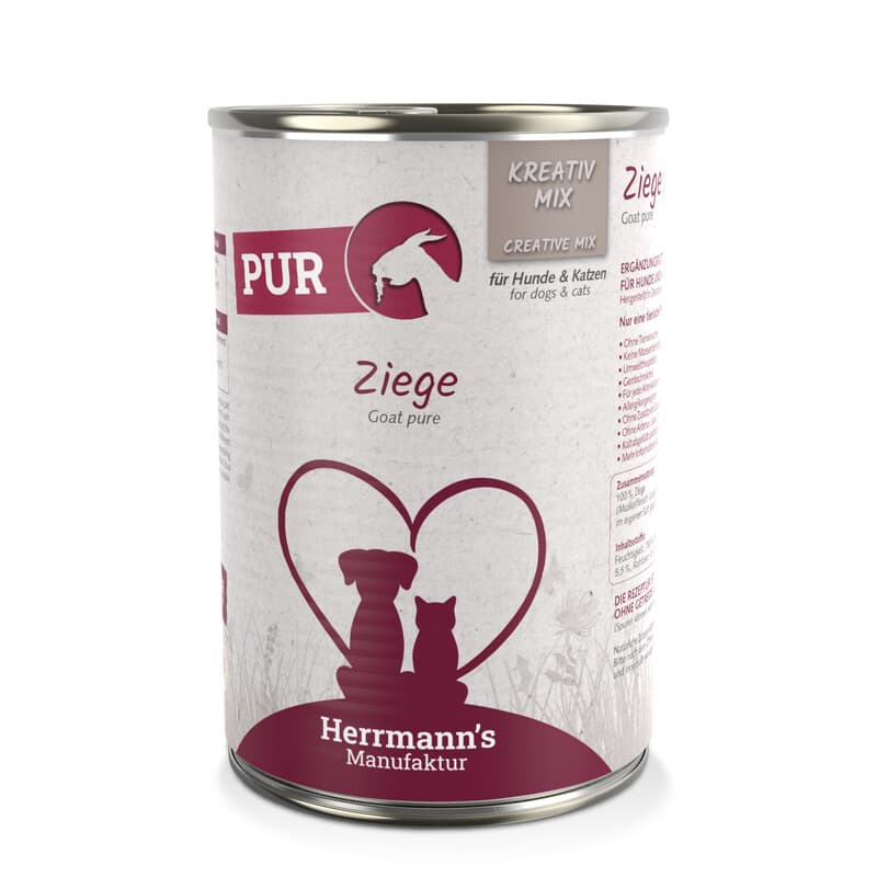 Hondenvoer met puur geitenvlees 400 g