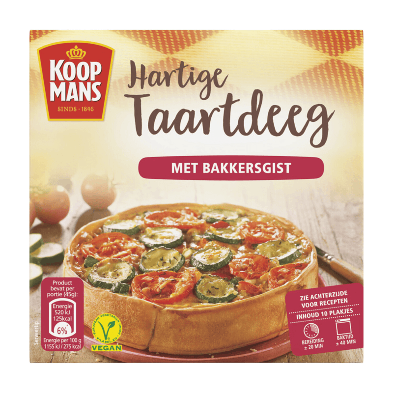 Koopman Deeg Voor Hartige Taart - 10 pcs