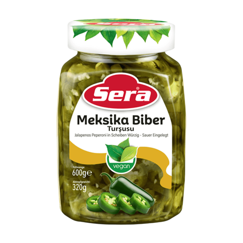 Sera Meksika Biber Tursusu (Tafelzuur Jalapeno) 600g