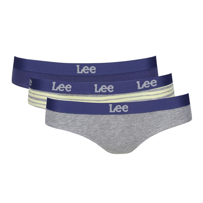 Lee Briefs Lilip-DRAMA blauw/citroen/grijs melange - smaak