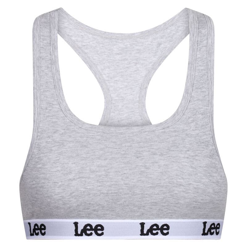 Lee Diana bralette-croptop - grijs gemêleerd - extra klein