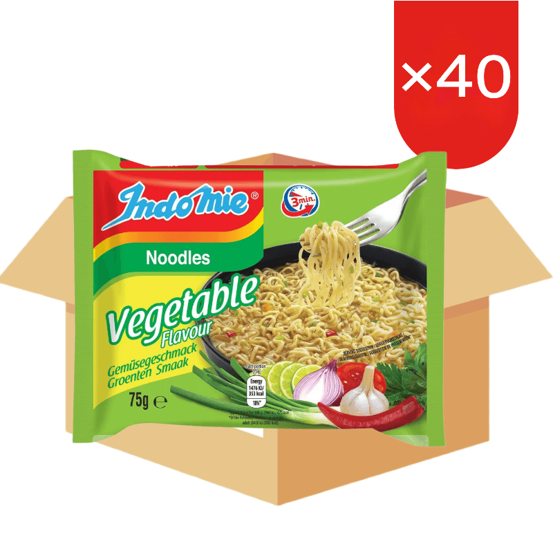 Indomie Instant Noedels Groentesmaak 40x75 g Doos (EU)