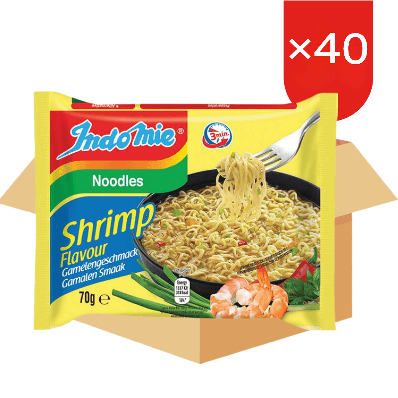 Indomie Instant Noedels Garnalensmaak 40*70 g (Indonesië Import)